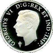 1 Dollar In the name of George VI; Anniversary of VE Day obverse image