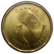 1 Dollar - Elizabeth II Ô Canada Gift Set, Canada, 2021 reverse image