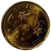 1 Dollar - Elizabeth II Holiday Gift 2021, Canada, 2021 reverse image