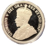 1 Dollar In the name of George V; Bluenose obverse image