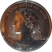 1 Dollar - Elizabeth II Peace Dollar, Canada, 2022 reverse image