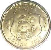 1 Dollar - Elizabeth II Baby 2022, Canada, 2022 reverse image