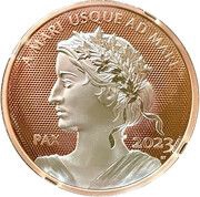 1 Dollar In the name of Elizabeth II; Peace Dollar, Canada, 2023 reverse image