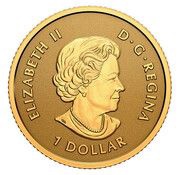 1 Dollar In the name of Elizabeth II; GML fractionnal set; 1⁄20 oz obverse image
