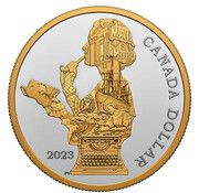 1 Dollar In the name of Elizabeth II; Kathleen “Kit” Coleman, Canada, 2023 reverse image