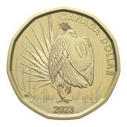 1 Dollar In the name of Elizabeth II; Greater Sage-Grouse, Canada, 2023 reverse image
