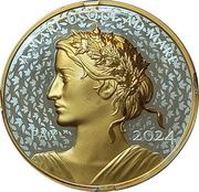 1 Dollar In the name of Elizabeth II; Peace Dollar, Canada, 2024 reverse image
