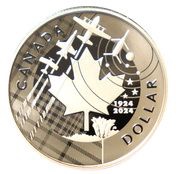 1 Dollar - Charles III Royal Canadian Air Force, Canada, 2024 reverse image