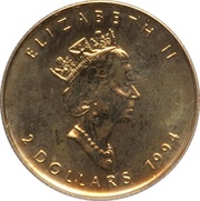 2 Dollars - Elizabeth II 3rd Portrait; GML Bullion Coinage obverse image