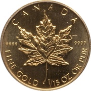 2 Dollars - Elizabeth II 3rd Portrait; GML Bullion Coinage, Canada, 1994 reverse image