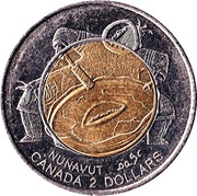 2 Dollars - Elizabeth II Nunavut reverse image