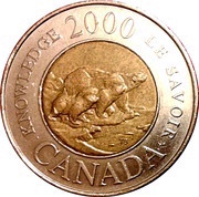 2 Dollars - Elizabeth II Knowledge, Canada, 2000 reverse image