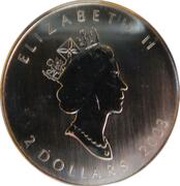 2 Dollars - Elizabeth II Hologram SML fractionnal set; 1⁄10 oz obverse image