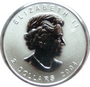 2 Dollars - Elizabeth II SML fractionnal set; 1⁄10 oz obverse image
