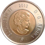 2 Dollars - Elizabeth II Polar bear, date on top obverse image