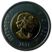 2 Dollars - Elizabeth II Test pattern token set obverse image