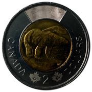 2 Dollars - Elizabeth II Test pattern token set, Canada, 2011 reverse image