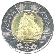 2 Dollars - Elizabeth II HMS Shannon, Canada, 2012 reverse image