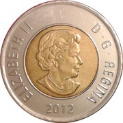 2 Dollars - Elizabeth II Polar bear, with security features obverse image