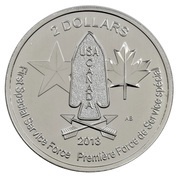 2 Dollars - Elizabeth II Devil's Brigade, Canada, 2013 reverse image