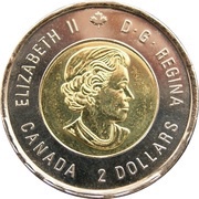 2 Dollars - Elizabeth II Wait for Me, Daddy obverse image