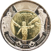 2 Dollars - Elizabeth II Wait for Me, Daddy, Canada, 2014 reverse image