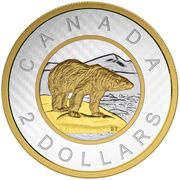 2 Dollars - Elizabeth II The Toonie, Canada, 2015 reverse image