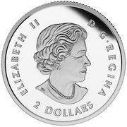 2 Dollars - Elizabeth II Bald Eagle; 1⁄10 oz obverse image