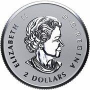 2 Dollars - Elizabeth II Maple Leaf Tribute; 1/10oz obverse image