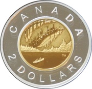 2 Dollars - Elizabeth II Our Home and Native Land, Canada, 2017 reverse image