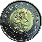 2 Dollars - Elizabeth II The Battle of Vimy Ridge obverse image