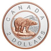 2 Dollars - Elizabeth II Ours polaire, Canada, 2018 reverse image