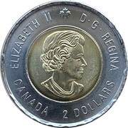 2 Dollars - Elizabeth II Bill Reid obverse image