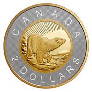 2 Dollars - Elizabeth II 2 Dollar Coin, Canada, 2021 reverse image