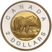 2 Dollars - Elizabeth II 2 Dollar Coin, Canada, 2021 reverse image