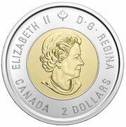 2 Dollars - Elizabeth II Discovery of Insulin obverse image