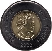 2 Dollars In the name of Elizabeth II; Solemn tribute to Queen Elizabeth II obverse image