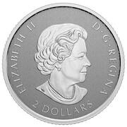 2 Dollars In the name of Elizabeth II; SML fractionnal set; 1⁄10 oz obverse image