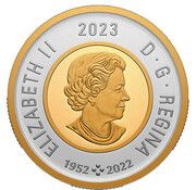 2 Dollars In the name of Elizabeth II; Polar bear, Silver obverse image