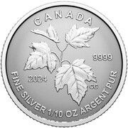 2 Dollars In the name of Elizabeth II; Canada's Autumn Beauty, Canada, 2024 reverse image