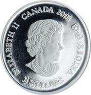 3 Dollars - Elizabeth II February - Amethyst obverse image