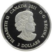 3 Dollars - Elizabeth II June - Alexandrite obverse image