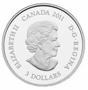 3 Dollars - Elizabeth II August - Peridot obverse image