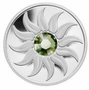 3 Dollars - Elizabeth II August - Peridot, Canada, 2011 reverse image