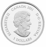 3 Dollars - Elizabeth II September - Saphir obverse image