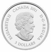 3 Dollars - Elizabeth II November - Topaze obverse image