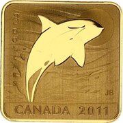 3 Dollars - Elizabeth II Orca, Canada, 2011 reverse image