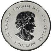 3 Dollars - Elizabeth II Hummingbird and Morning Glory obverse image