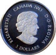 3 Dollars - Elizabeth II Life in the North obverse image