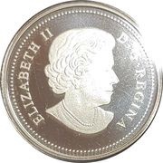 3 Dollars - Elizabeth II The spider and its web obverse image